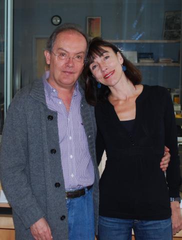 Tedi López Mills and her spouse, novelist Álvaro Uribe