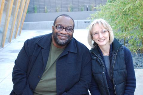 Fred Moten and Rusty Morrison