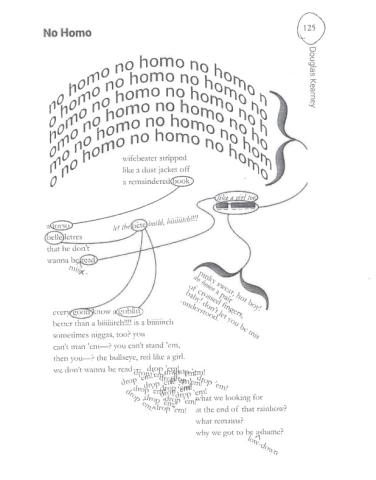 Text of No Homo by Douglas Kearney. 