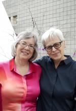 Peggy Shumaker and Eloise Klein Healy