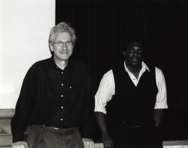 Reginald Gibbons (left) and Regie Gibson (right)